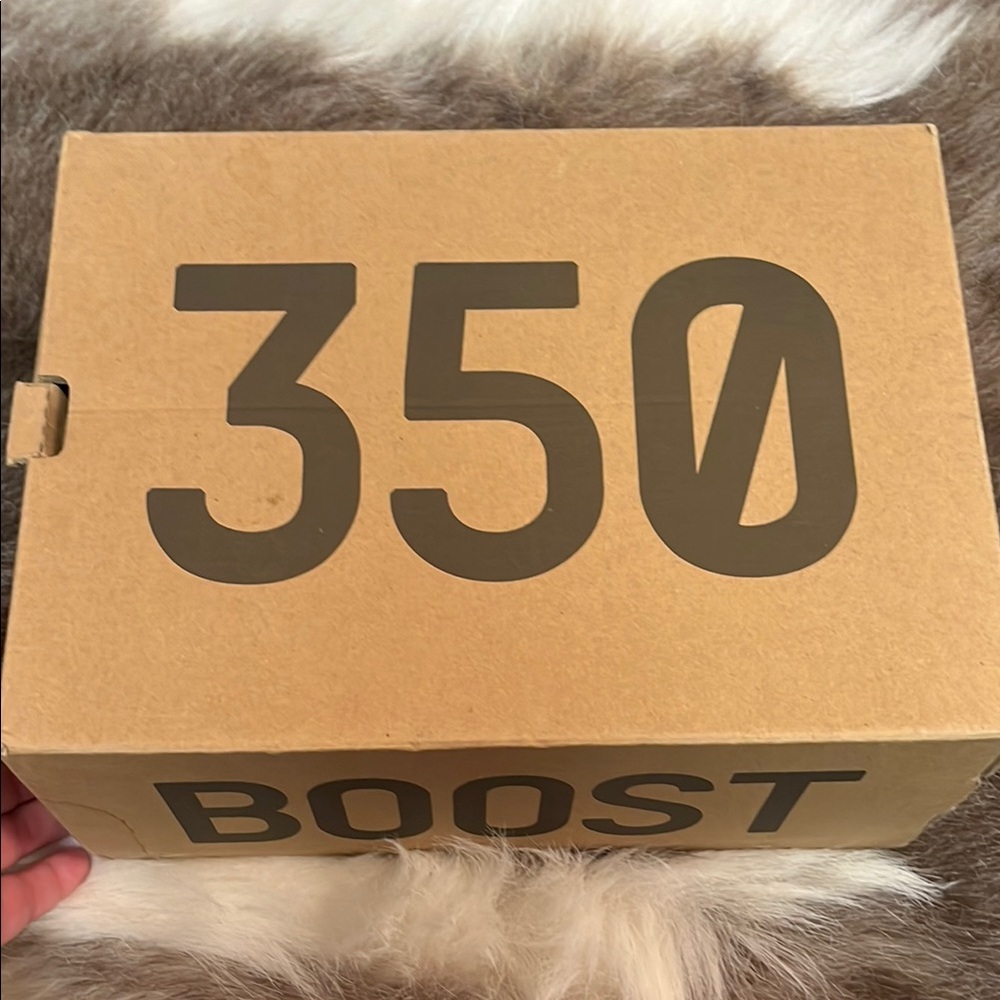 Adidas Yeezy Boost 350 V2 Sneakers - Gray/Yellow - Picture 6 of 7